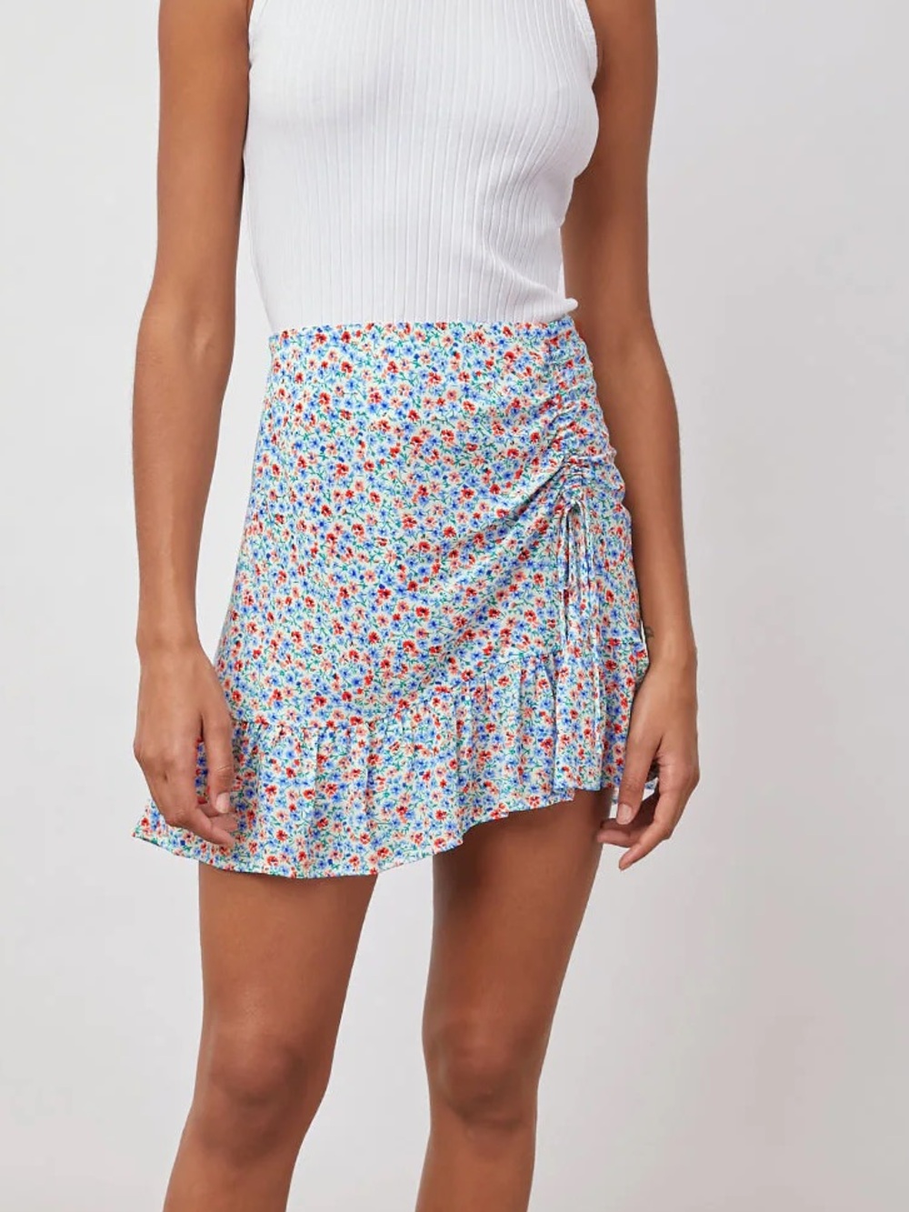 NWT Rails Sz M Lara Wild Daisies Floral Cottagecore Mini Skirt